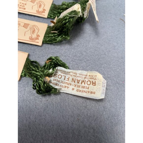 Vintage 6 Brainerd & Armstrong Co. Roman Floss Embroidery Thread Lot - Picture 3 of 6